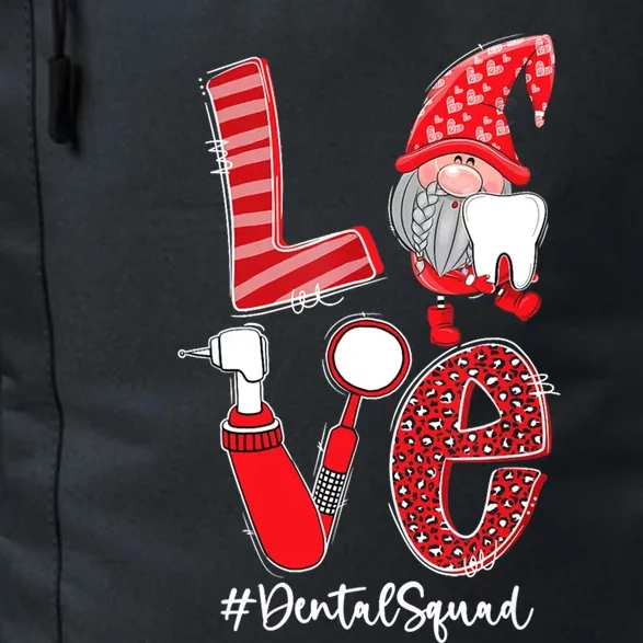 Love Funny Gnome Dental Squad Valentine's Day Gift Daily Commute Backpack