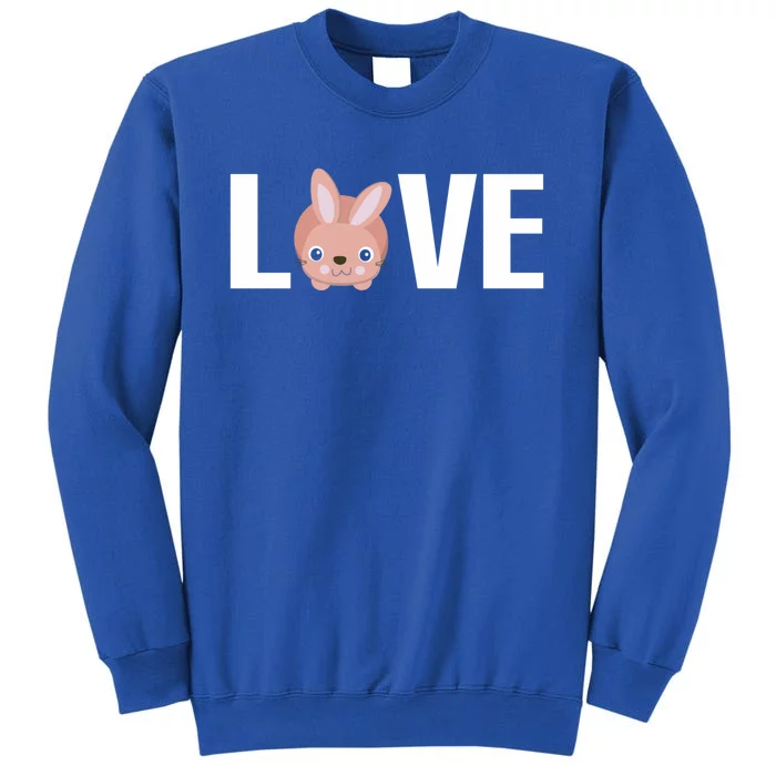 Love Funny Gift Christian Good Friday Easter Bunny Eastertide Cute Gift Tall Sweatshirt