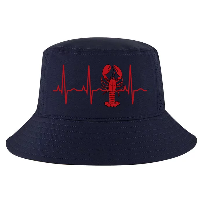 Lobster Funny Gift Lobster Heartbeat Hooded Gift Gift Cool Comfort Performance Bucket Hat