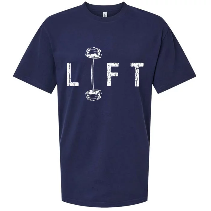 Lift Funny Gym Inspiring Motivational Sueded Cloud Jersey T-Shirt