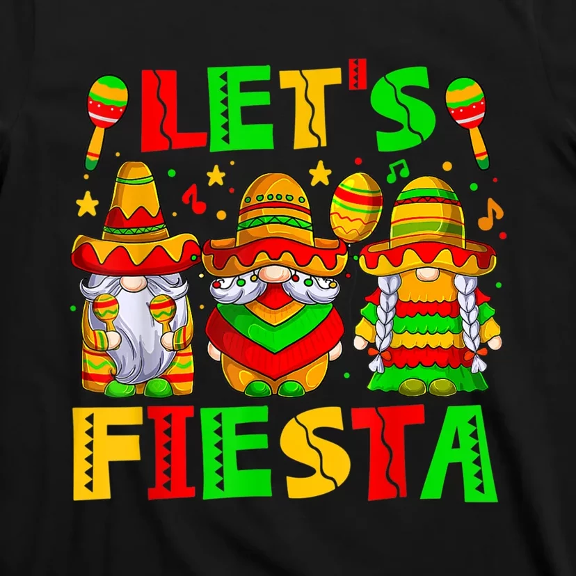 Let's Fiesta Gnome Cinco De Mayo 5th May Mexican Men Women T-Shirt