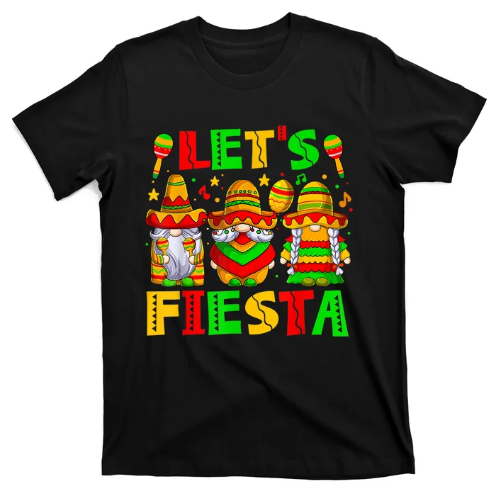 Let's Fiesta Gnome Cinco De Mayo 5th May Mexican Men Women T-Shirt