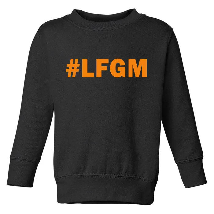 #LFGM Baseball Fan Toddler Sweatshirt