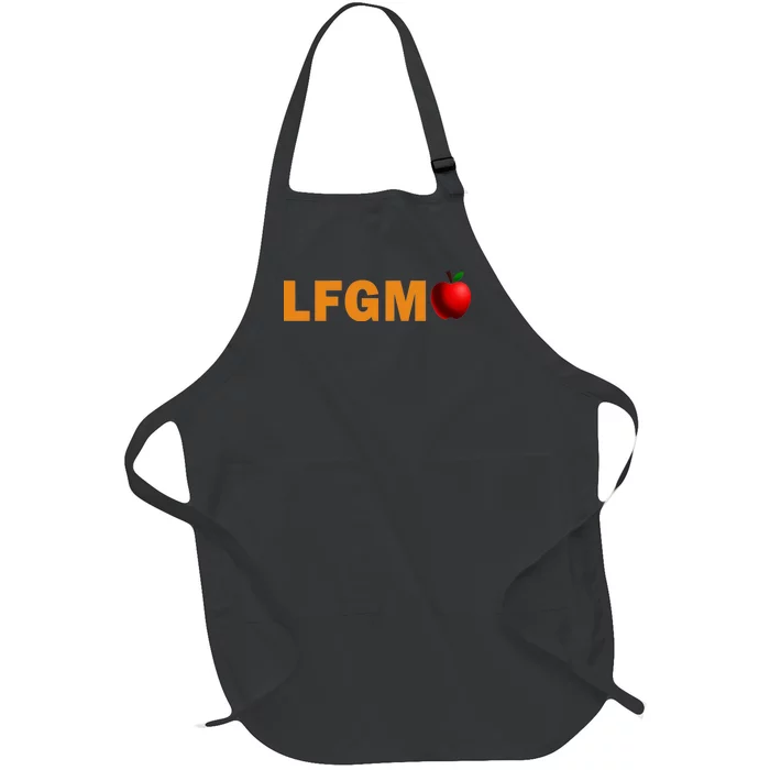 LFGM Teachers Apple Full-Length Apron With Pocket