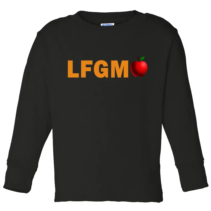 LFGM Teachers Apple Toddler Long Sleeve Shirt