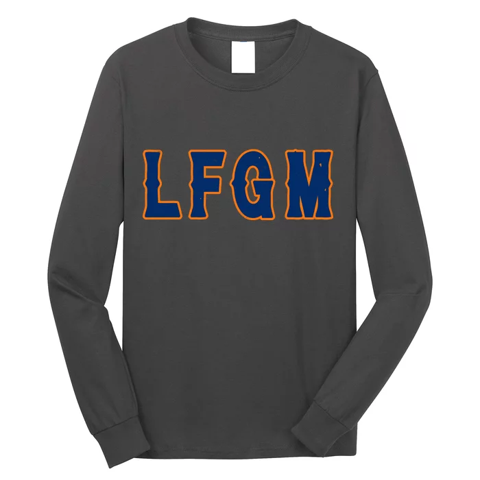 LFGM Vintage Baseball Fans Catchers Pitchers Long Sleeve Shirt