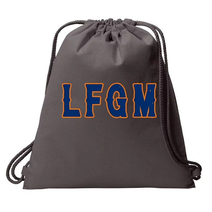 LFGM Vintage Baseball Fans Catchers Pitchers Drawstring Bag