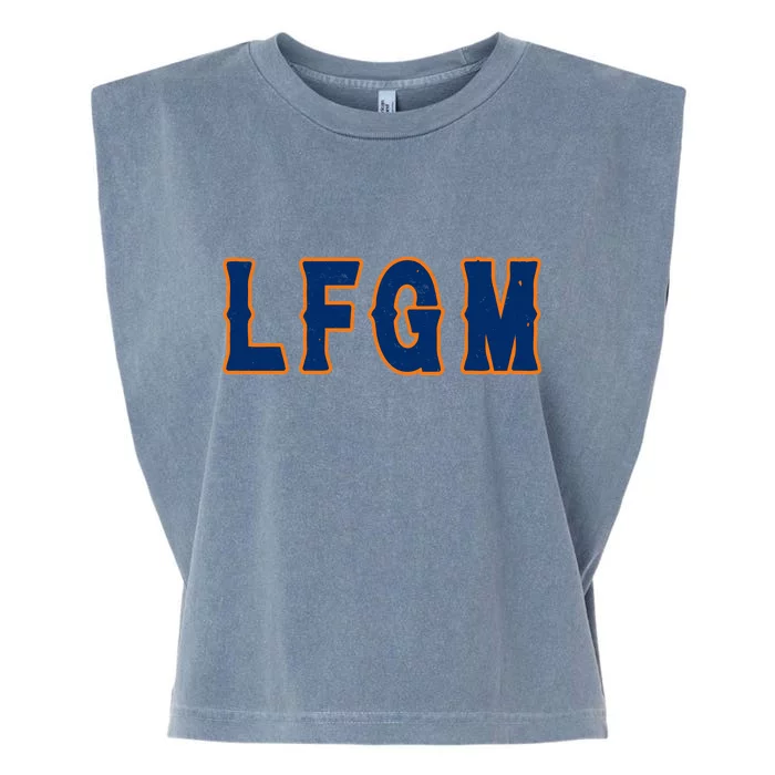 LFGM Vintage Baseball Fans Catchers Pitchers Garment-Dyed Women's Muscle Tee