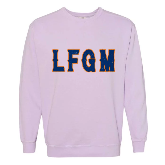 LFGM Vintage Baseball Fans Catchers Pitchers Garment-Dyed Sweatshirt