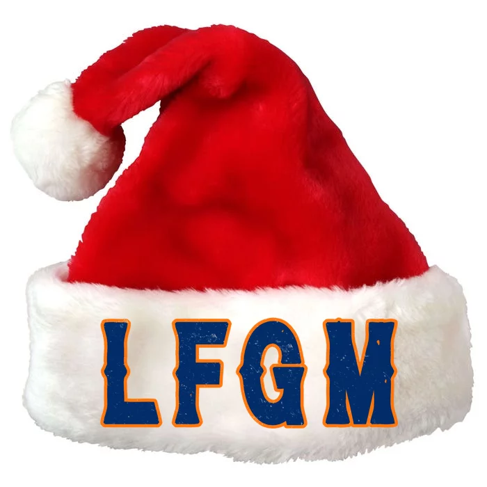 LFGM Vintage Baseball Fans Catchers Pitchers Premium Christmas Santa Hat