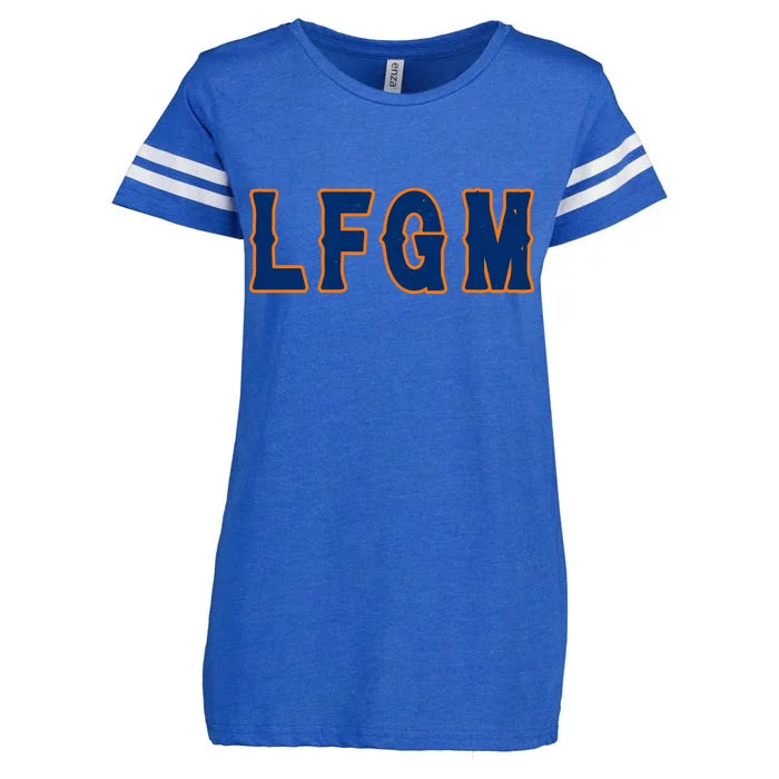 LFGM Vintage Baseball Fans Catchers Pitchers Enza Ladies Jersey Football T-Shirt