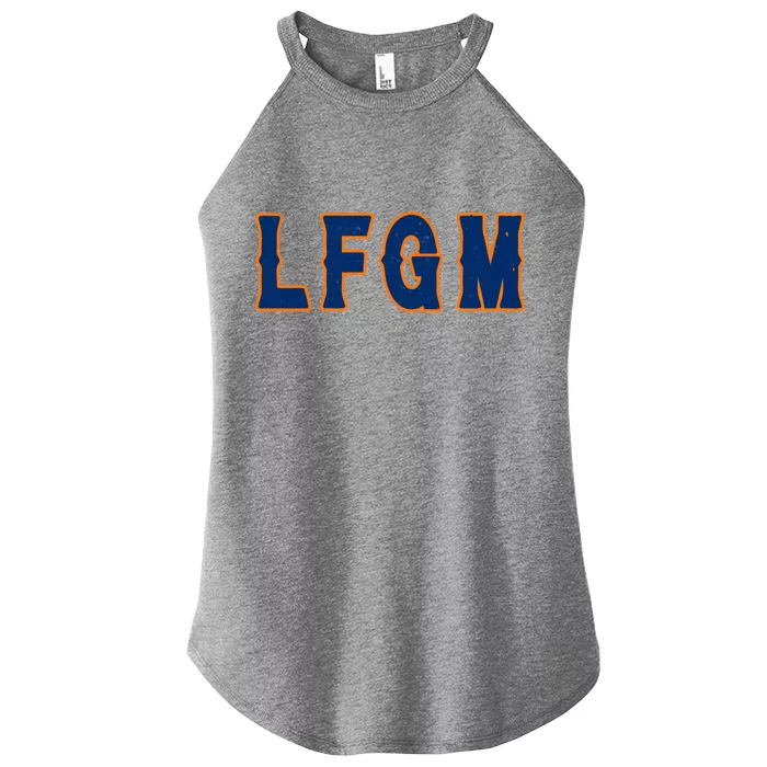 LFGM Vintage Baseball Fans Catchers Pitchers Women’s Perfect Tri Rocker Tank