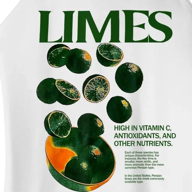 Limes Funny High In Vitamin C Antioxidants Other Nutrients Women’s Perfect Tri Rocker Tank