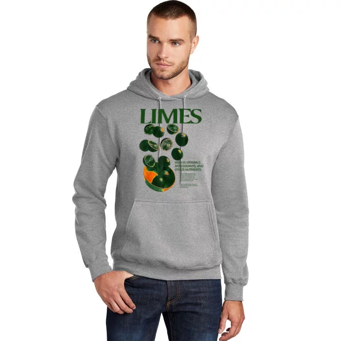 Limes Funny High In Vitamin C Antioxidants Other Nutrients Tall Hoodie