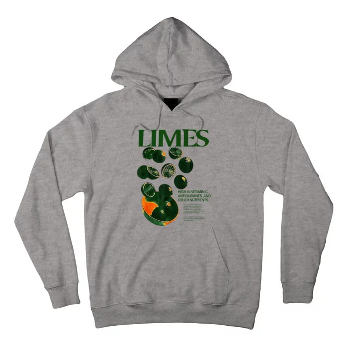 Limes Funny High In Vitamin C Antioxidants Other Nutrients Tall Hoodie