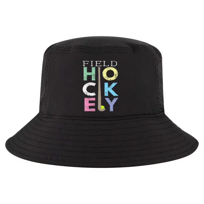 Love Field Hockey Fun Birthday Gift Product Cool Comfort Performance Bucket Hat