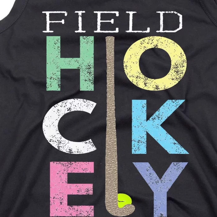 Love Field Hockey Fun Birthday Gift Product Tank Top