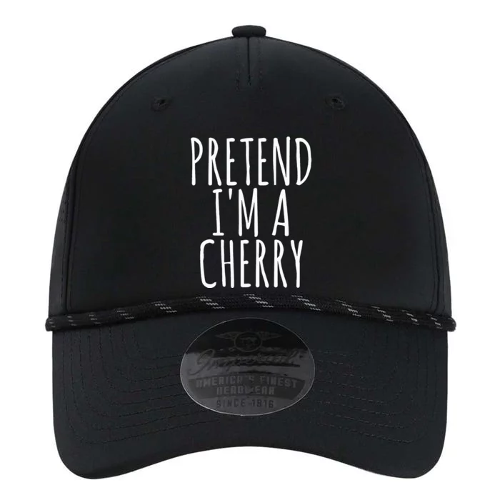 Lazy Funny Halloween Costume Pretend Im A Cherry Performance The Dyno Cap