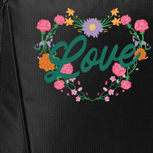 Love Floral Heart City Backpack