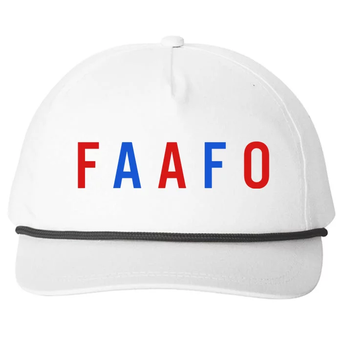 Limited Faafo Iykyk Paris 2024 Snapback Five-Panel Rope Hat