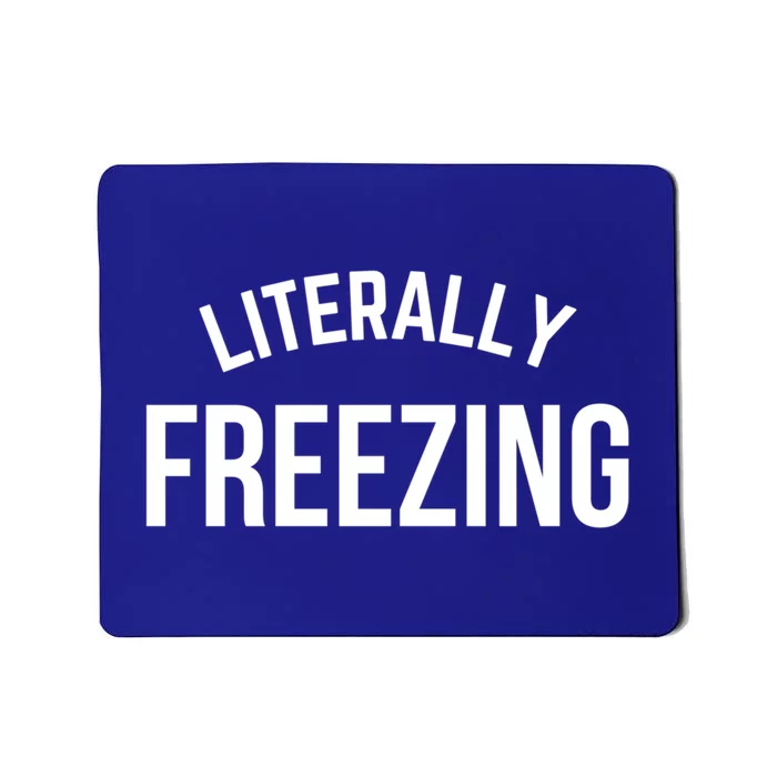 Literally Freezing I Am Literally Freezing Cold Gift Mousepad