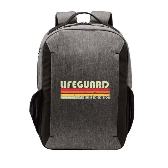 Lifeguard Funny Job Title Profession Birthday Worker Idea Vector Backpack