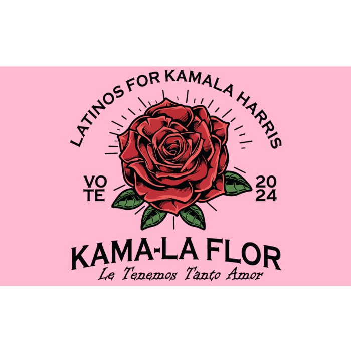 Latinos For Kamala Harris 2024 Vote Kamala Flor Le Temenos Bumper Sticker