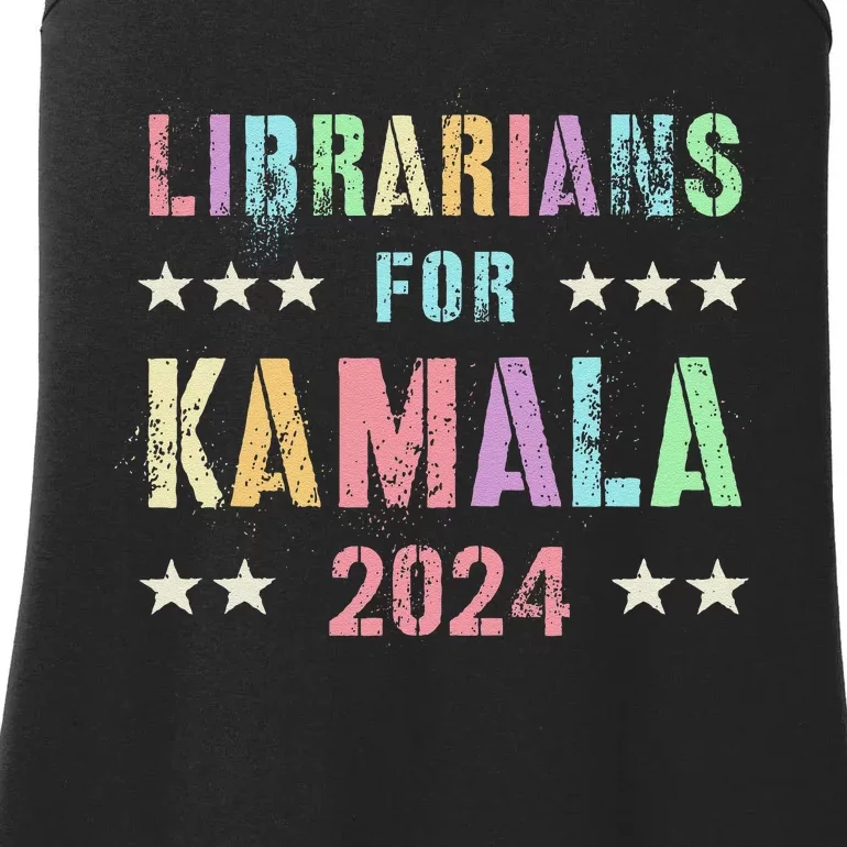 Librarians For Kamala 2024 Feminist Joyful Warrior Ladies Essential Tank