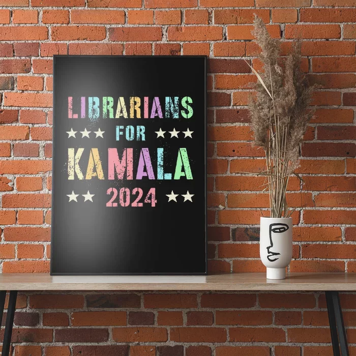 Librarians For Kamala 2024 Feminist Joyful Warrior Poster