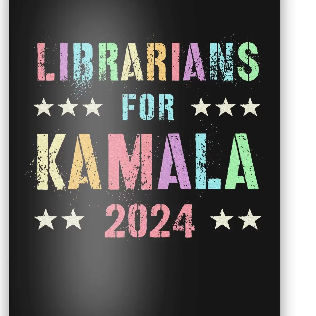 Librarians For Kamala 2024 Feminist Joyful Warrior Poster