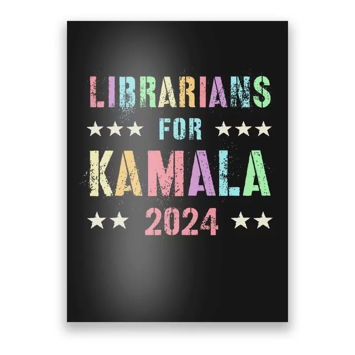 Librarians For Kamala 2024 Feminist Joyful Warrior Poster