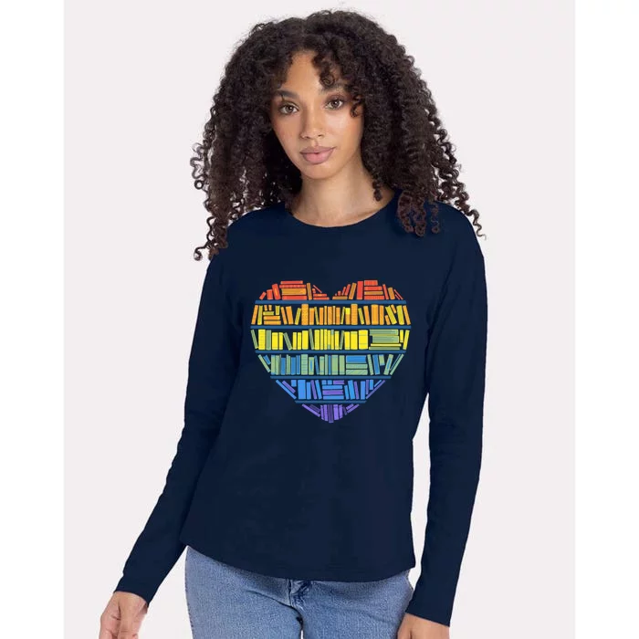 LOVE FOR KNOWLEDGE Womens Cotton Relaxed Long Sleeve T-Shirt