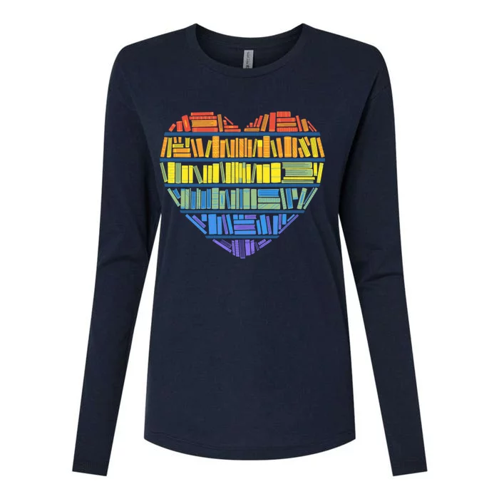 LOVE FOR KNOWLEDGE Womens Cotton Relaxed Long Sleeve T-Shirt