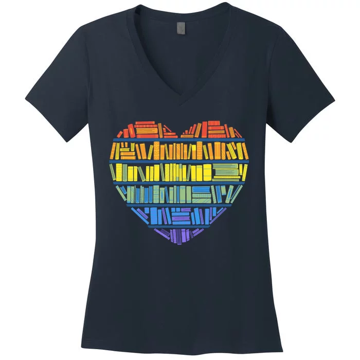 LOVE FOR KNOWLEDGE Women's V-Neck T-Shirt