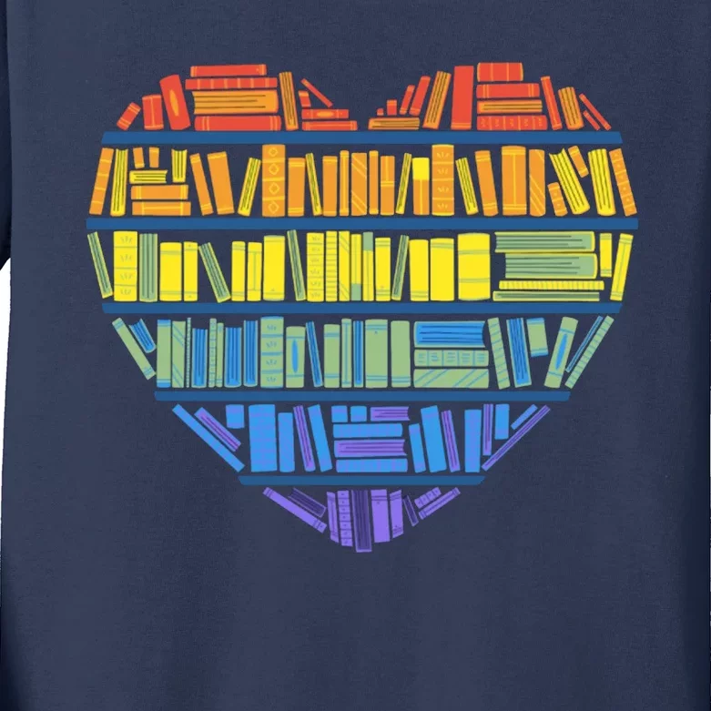 LOVE FOR KNOWLEDGE Kids Long Sleeve Shirt