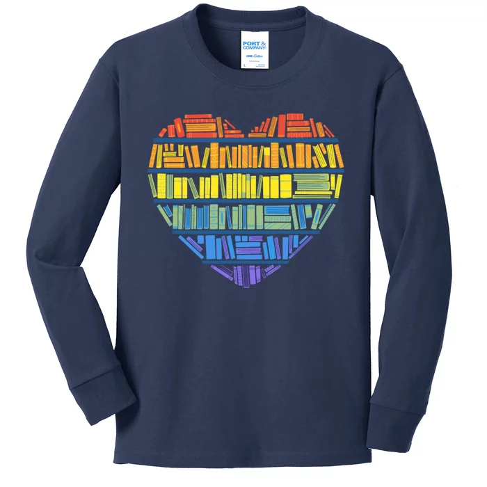 LOVE FOR KNOWLEDGE Kids Long Sleeve Shirt