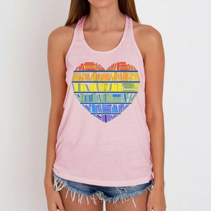 LOVE FOR KNOWLEDGE Women's Knotted Racerback Tank