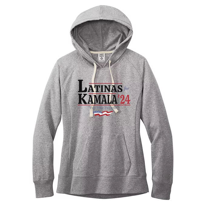 Latinas For Kamala 2024 For The People Art Women's Fleece Hoodie