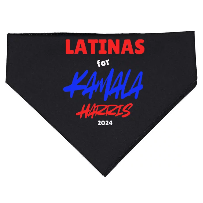 Latinas For Kamala Harris USA-Made Doggie Bandana