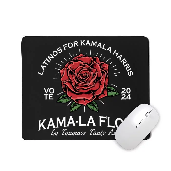 Latinos For Kamala Harris 2024 Vote Kama La Flor Le Temenos Mousepad