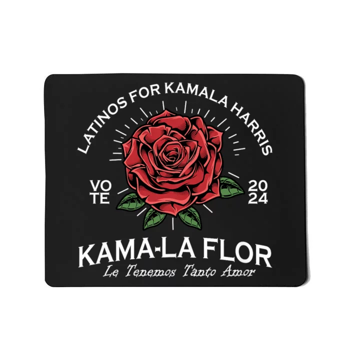 Latinos For Kamala Harris 2024 Vote Kama La Flor Le Temenos Mousepad