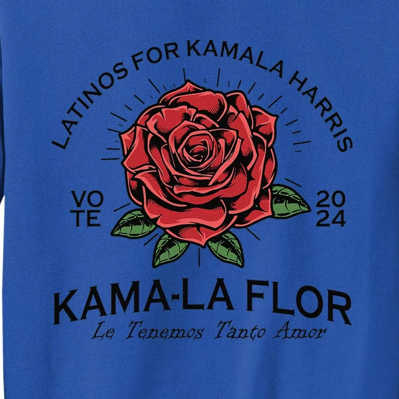 Latinos For Kamala Harris 2024 Vote Kamala Flor Le Temenos Gift Sweatshirt