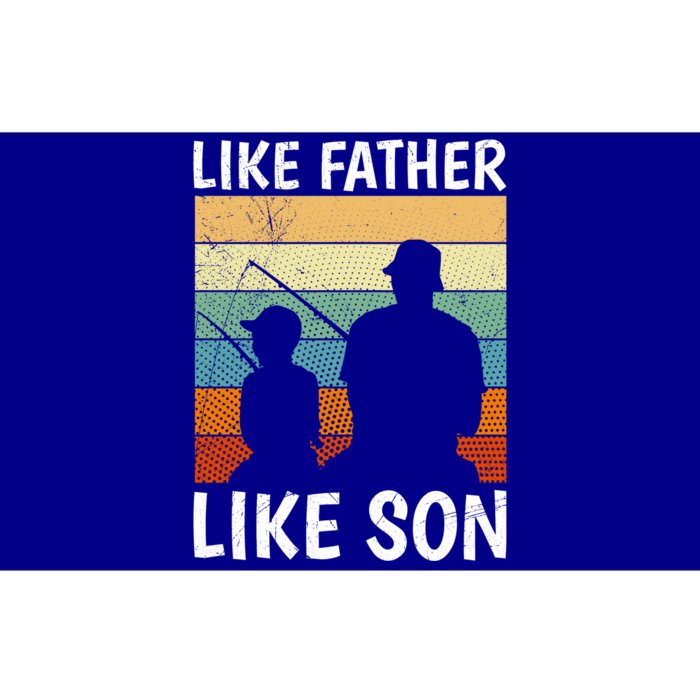 Like Father Like Son Fishing Dad Gift Bumper Sticker