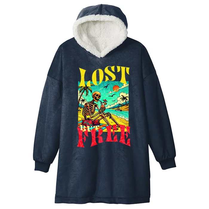 Lost Free Hooded Wearable Blanket