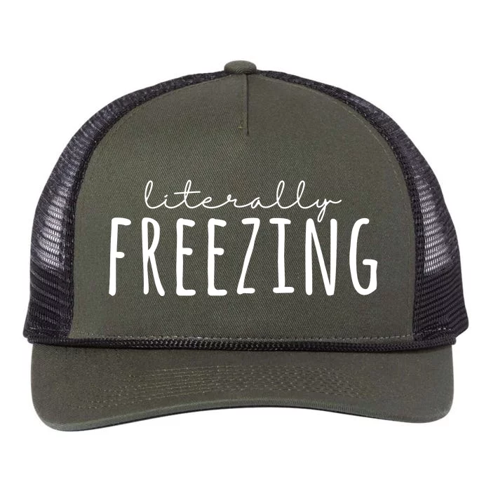 Literally Freezing Retro Rope Trucker Hat Cap