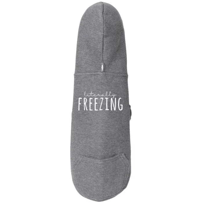 Literally Freezing Doggie 3-End Fleece Hoodie