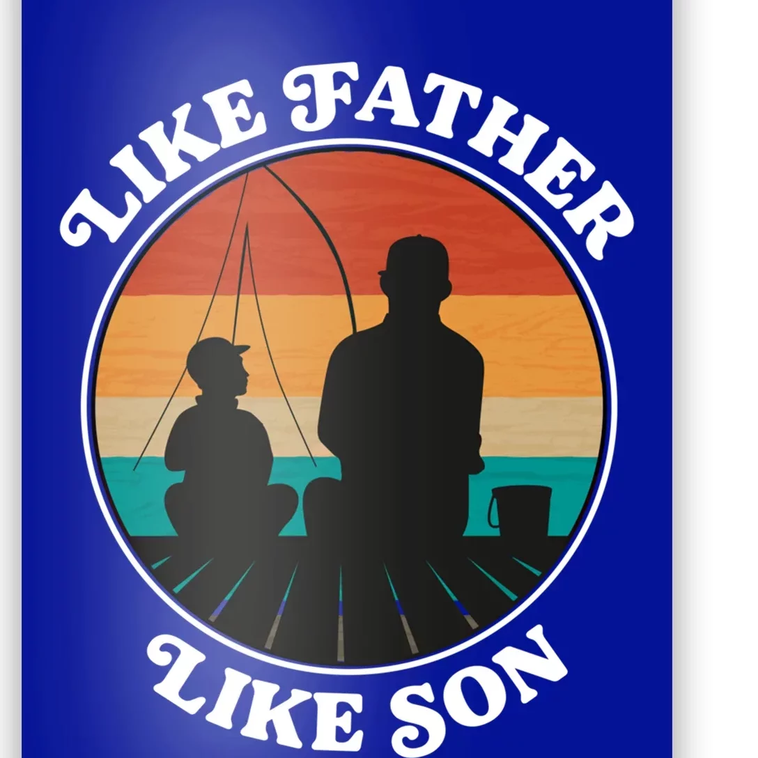 Like Father Like Son Gift Family Fishing Trip Cute Gift Poster