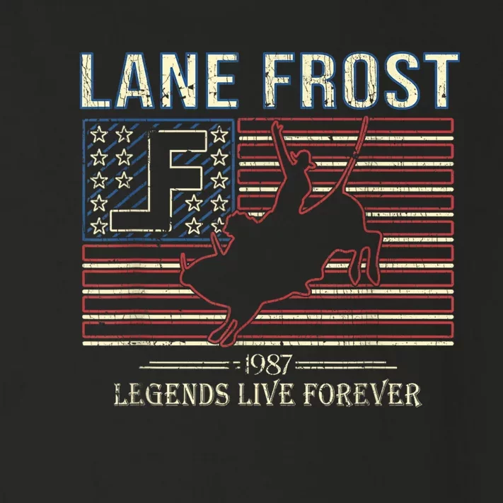 Lane Frost Legends Live Together Rodeo Lover Toddler Long Sleeve Shirt