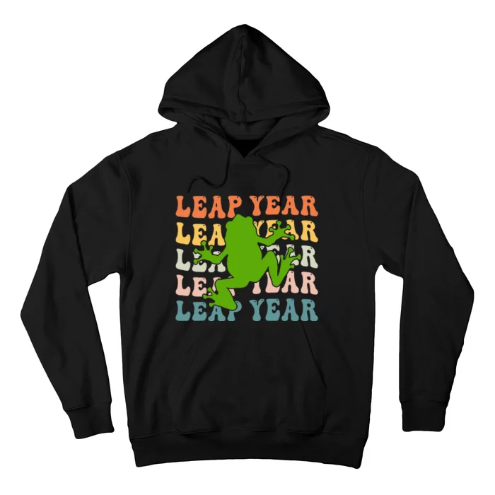 leap frog leap day 2024 Hoodie