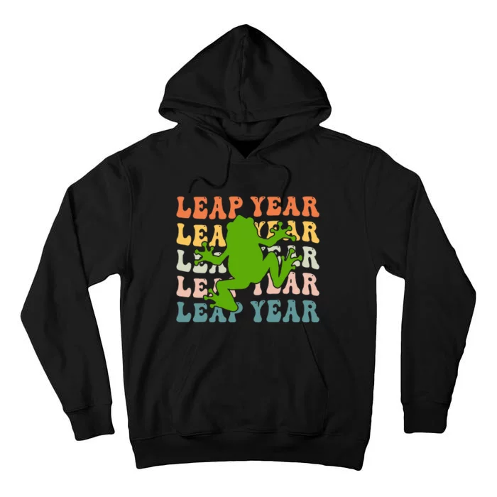 leap frog leap day 2024 Tall Hoodie